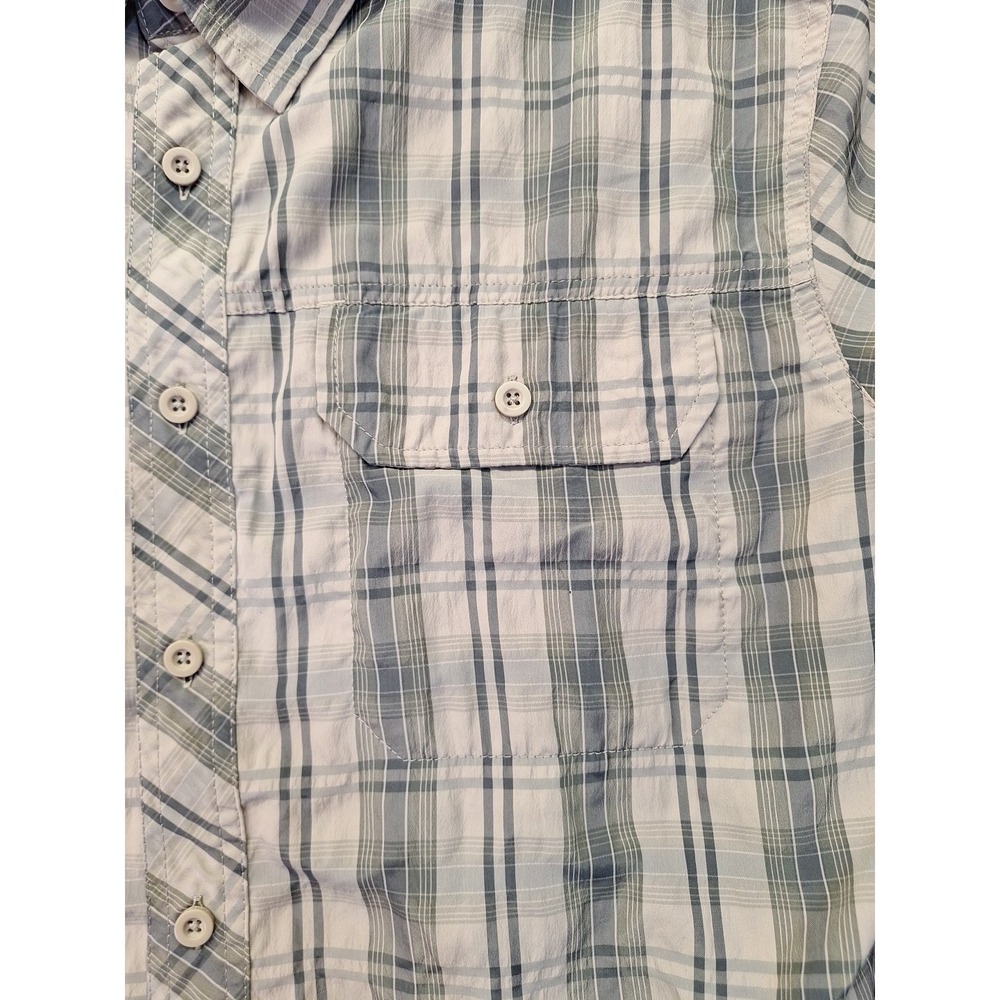 Eddie Bauer Travex Men's Short Sleeve Plaid XLT TXL Hiking Outdoor Camping - Picture 4 of 10